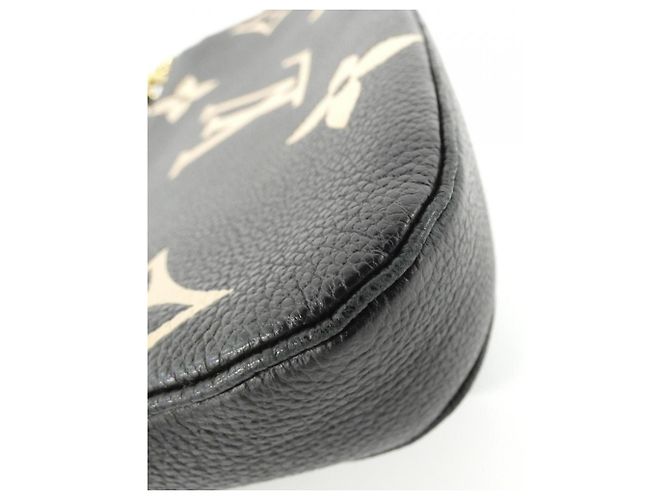 Louis Vuitton Bicolor Monogram Empreinte Multi Pochette Accessoires Shoulder Bag Black - view 3