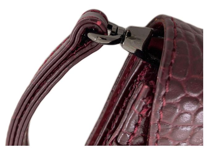 Borsa a spalla in pelle embossata Longchamp per donne, con design di Kate Moss. - vista 17