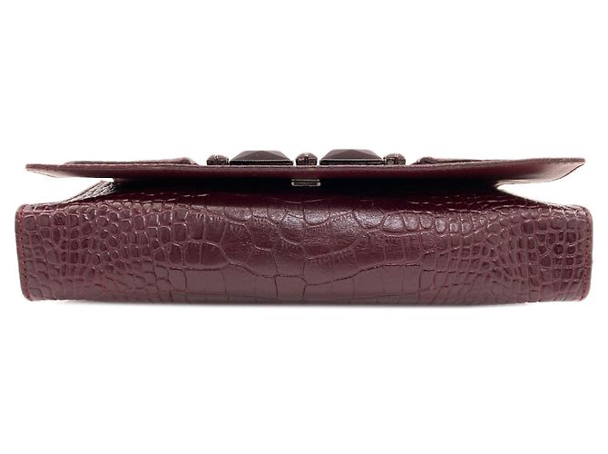 Borsa a spalla in pelle embossata Longchamp per donne, con design di Kate Moss. - vista 4