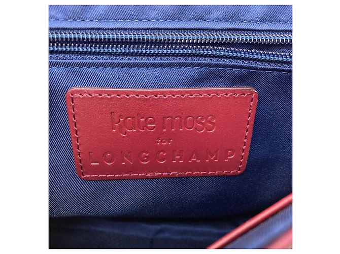 Borsa a spalla in pelle embossata Longchamp per donne, con design di Kate Moss. - vista 6