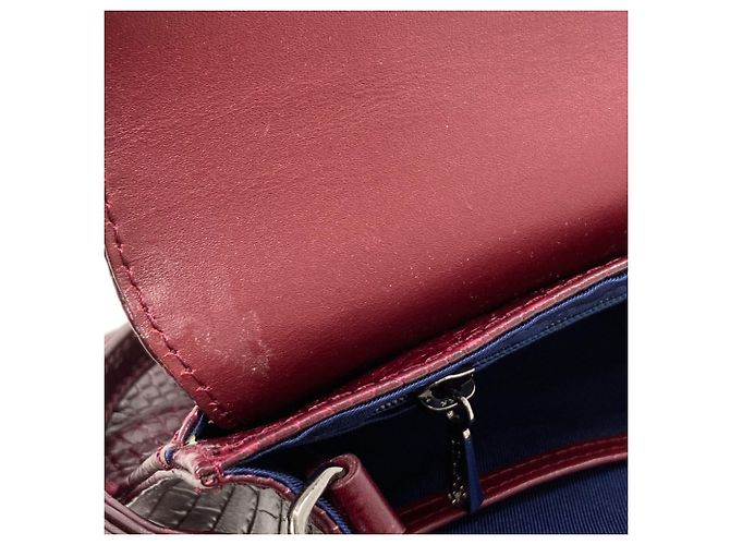 Borsa a spalla in pelle embossata Longchamp per donne, con design di Kate Moss. - vista 9
