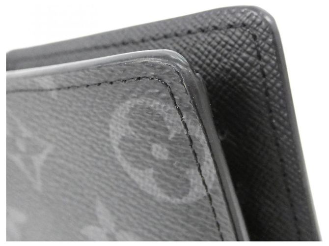 Louis Vuitton Monogram Eclipse Brazza Geldbörse Schwarz - Ansicht 2