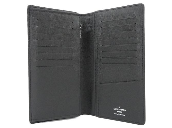 Louis Vuitton Monogram Eclipse Brazza Geldbörse Schwarz - Ansicht 4