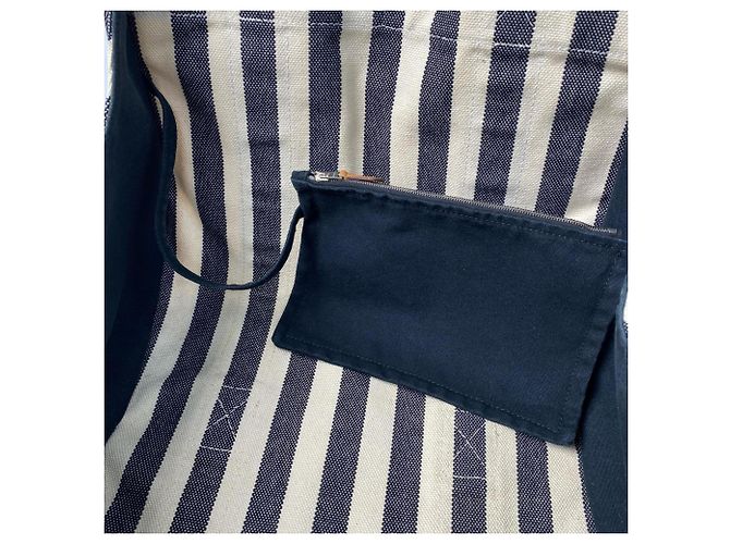Bolsa tote em canvas Cannes PM da Hermès com bolsa para mulheres Preto - vista 11