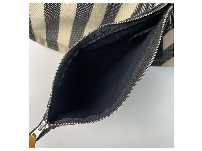 Bolsa tote em canvas Cannes PM da Hermès com bolsa para mulheres Preto - vista 12