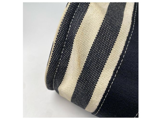 Bolsa tote em canvas Cannes PM da Hermès com bolsa para mulheres Preto - vista 14
