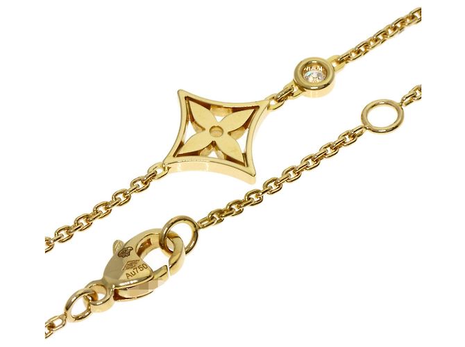 Collar Péndulo Idylle Monogram con Diamantes Louis Vuitton, Oro Amarillo, Mujer LOUIS VUITTON - vista 2