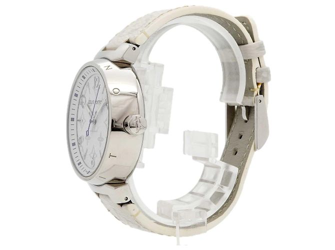 Orologio da uomo Louis Vuitton Tambour con quadrante bianco - vista 2