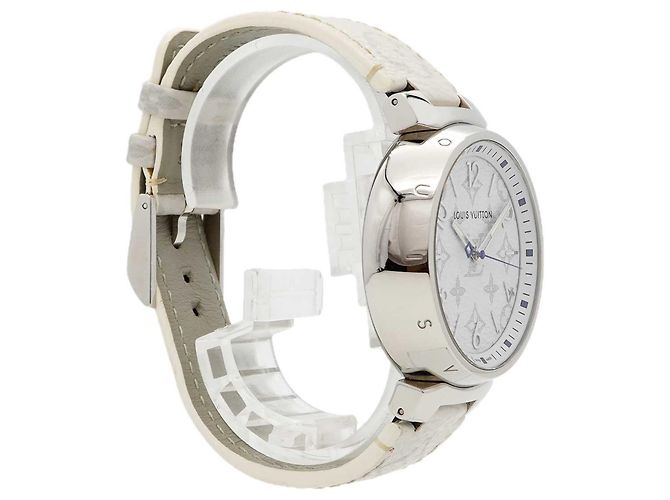 Orologio da uomo Louis Vuitton Tambour con quadrante bianco - vista 3