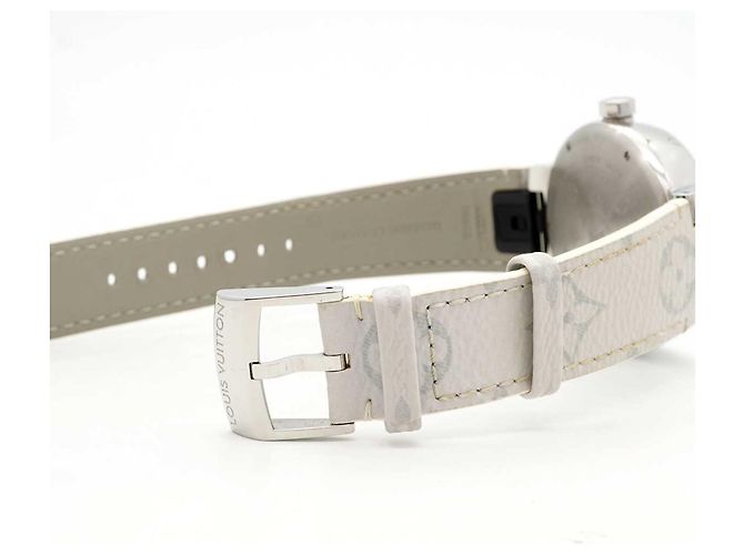 Orologio da uomo Louis Vuitton Tambour con quadrante bianco - vista 4