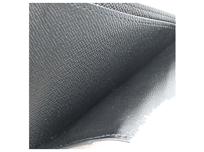 LOUIS VUITTON Portafoglio Slender Monogram Eclipse Reverse Bifold Grigio Uomo IC Chip Marrone - vista 7
