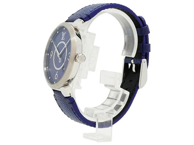 Louis Vuitton Tambour Monogram Blue Dial Men's Watch - view 2