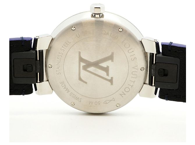 Louis Vuitton Tambour Monogram Blue Dial Men's Watch - view 5