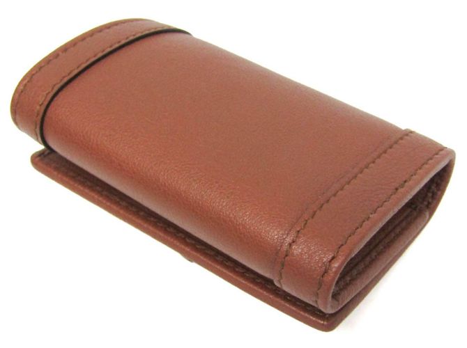Portachiavi in pelle Gucci Bamboo Diana per donne - Marrone - vue 2