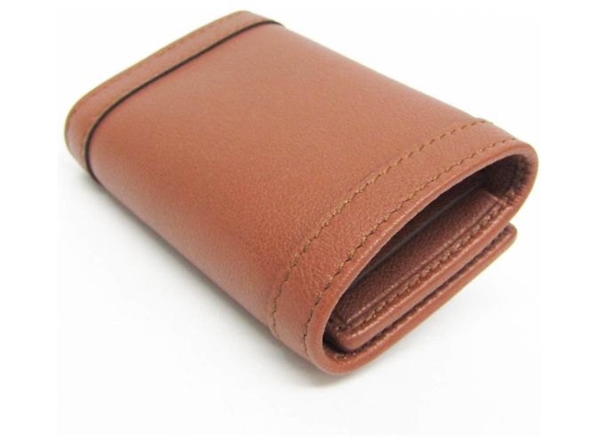 Portachiavi in pelle Gucci Bamboo Diana per donne - Marrone - vue 4