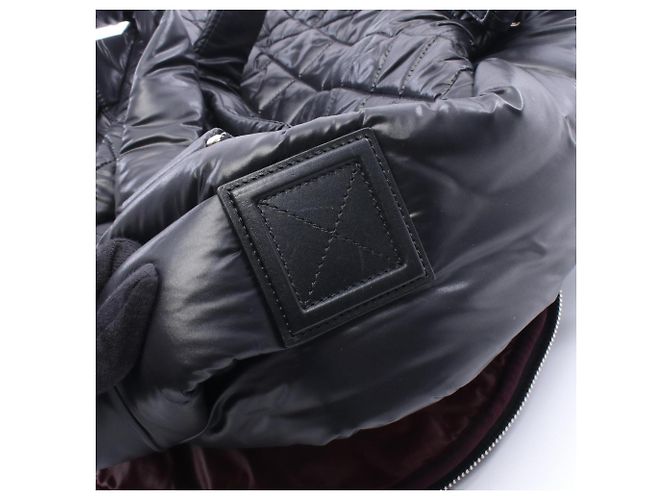 Zaino/borsa Chanel Coco Cocoon, nylon e pelle, donna, nero - vista 7