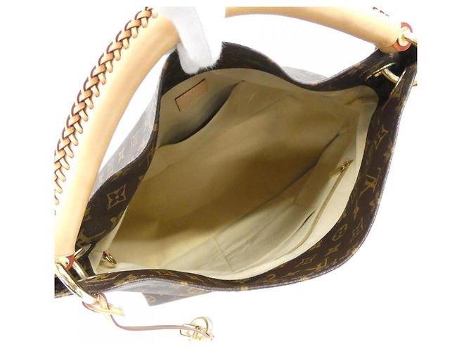 Borsa a Spalla Louis Vuitton Monogram Artsy MM Marrone - vista 6