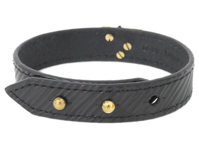 Bracciale Epi Louis Vuitton LV Twist Nero - vista 2