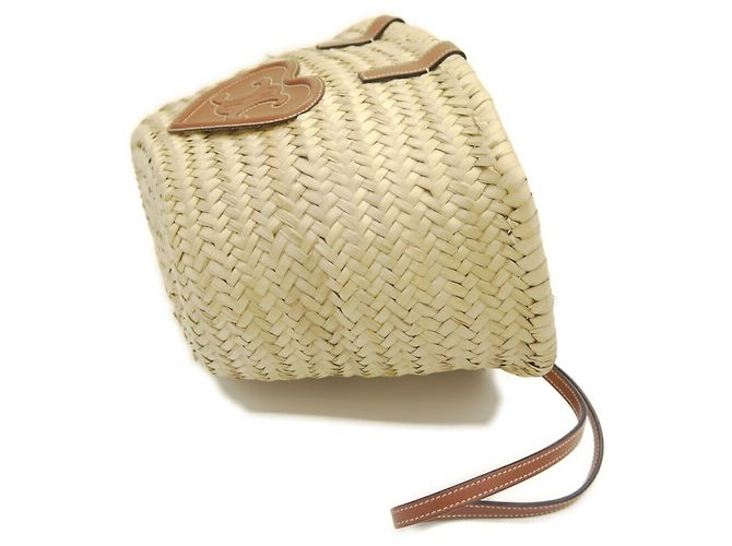 Céline Borsa a Spalla Celine Teen Triomphe Classic Panier Beige - vista 4