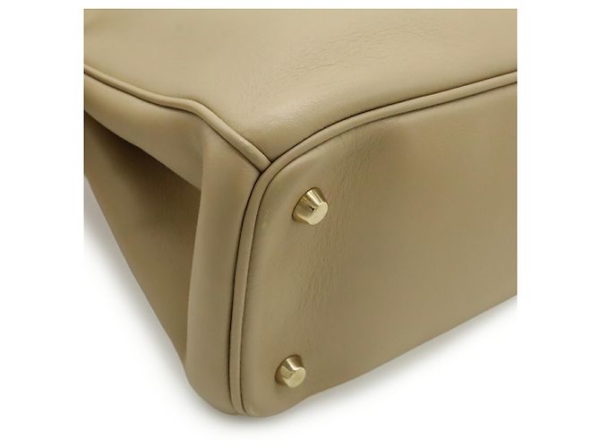 Borsa a mano/shoulder Diorissimo Christian Dior, pelle, beige. - vista 4