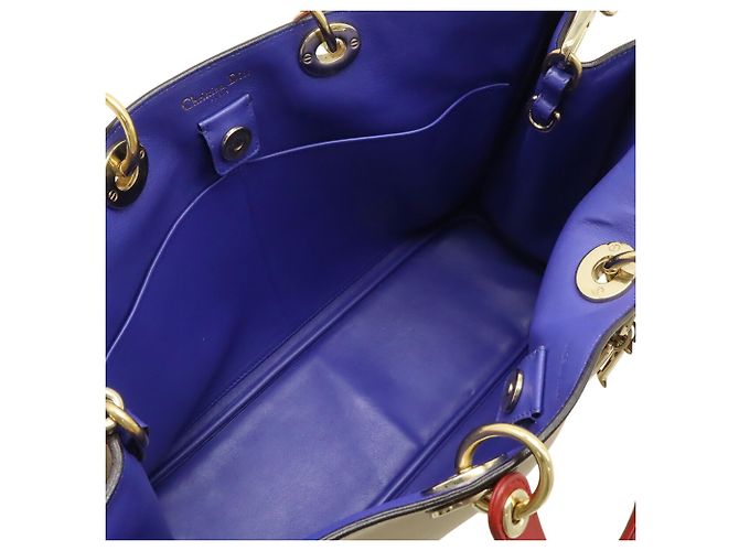Borsa a mano/shoulder Diorissimo Christian Dior, pelle, beige. - vista 6