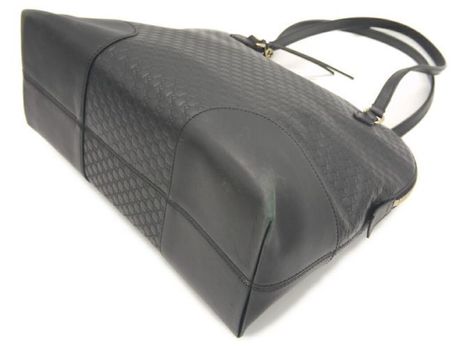 Borsa a mano/spalla Micro GG GUCCI Nero - vista 4