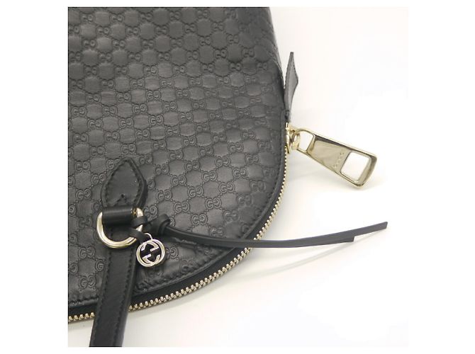 Borsa a mano/spalla Micro GG GUCCI Nero - vista 7
