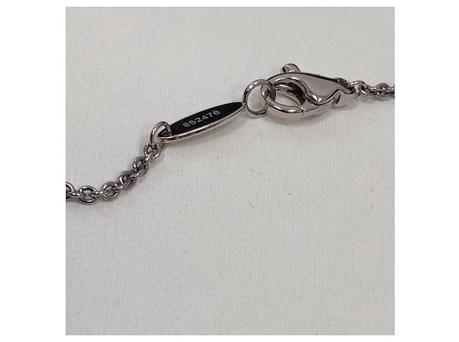 Collana Harry Winston Bottiglia di Profumo in Diamanti e Platino Argento - vista 5