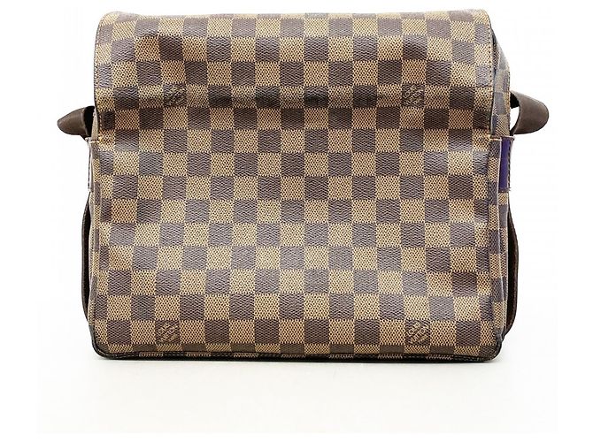 Borsa a Spalla Damier Naviglio Louis Vuitton N45255 Ebano Damier ebene - vista 14