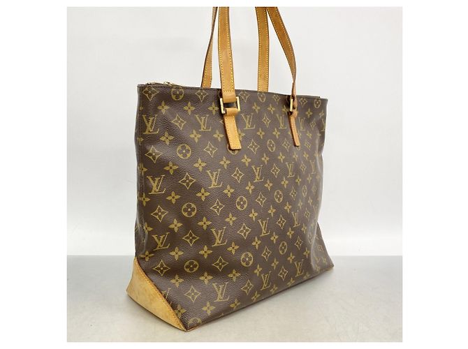 Borsa Tote Cabas Mezzo Monogram di Louis Vuitton Marrone - vista 2