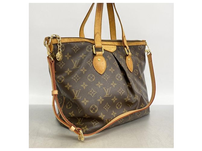 Borsa Louis Vuitton Monogram Palermo PM Marrone - vista 2