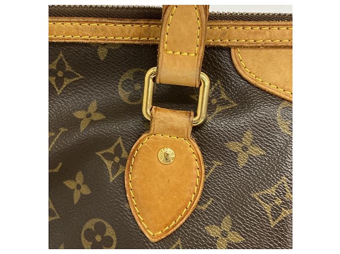 Borsa Louis Vuitton Monogram Palermo PM Marrone - vista 9