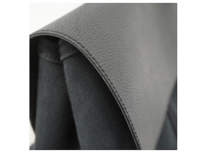 Borsa Hermès Valparaiso MM Toile Chevron Nero - vista 7