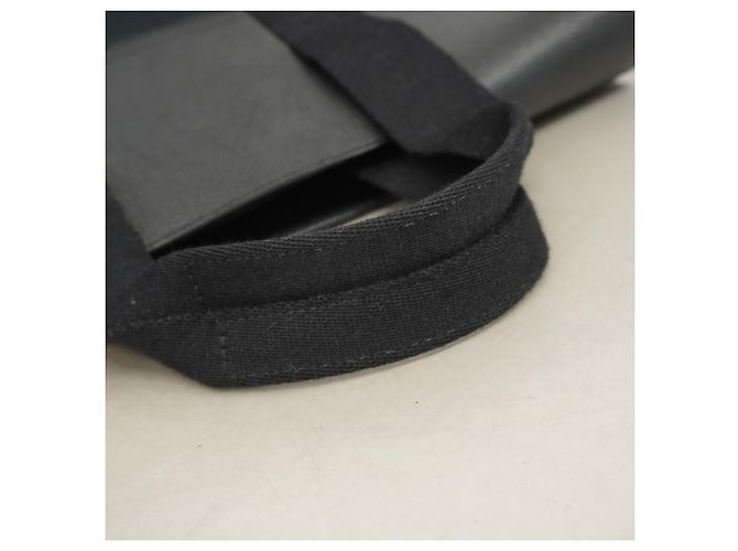 Borsa Hermès Valparaiso MM Toile Chevron Nero - vista 8