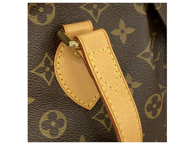 Borsa Louis Vuitton Monogram Palermo PM Marrone - vista 8