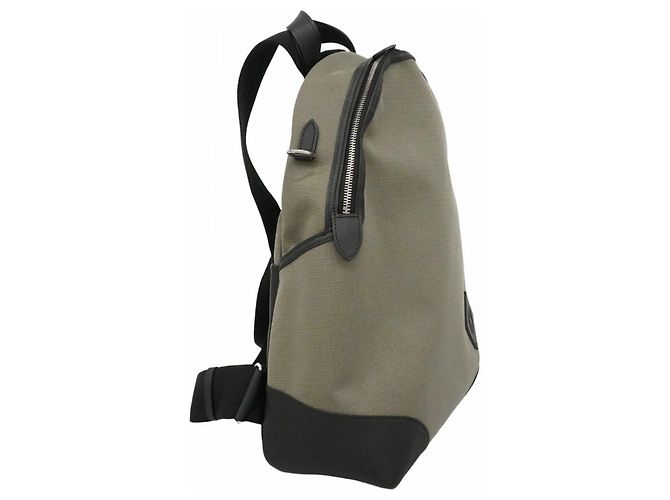 Zaino in pelle Swift nero e khaki di Hermès Cachi - vista 2