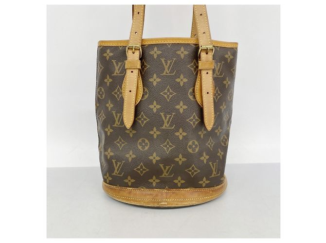Borsa Tote Bucket PM Monogram Louis Vuitton Marrone - vista 11