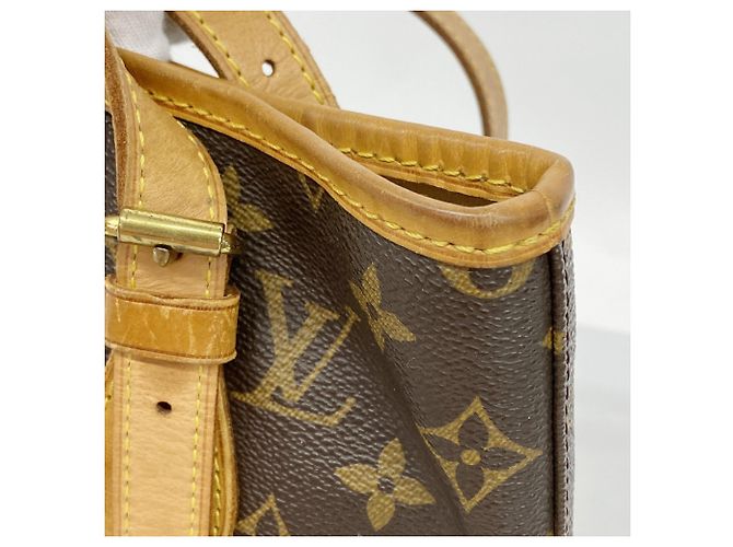 Borsa Tote Bucket PM Monogram Louis Vuitton Marrone - vista 7