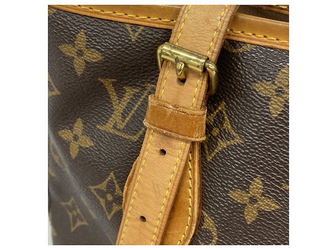 Borsa Tote Bucket PM Monogram Louis Vuitton Marrone - vista 8