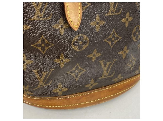 Borsa Tote Bucket PM Monogram Louis Vuitton Marrone - vista 9