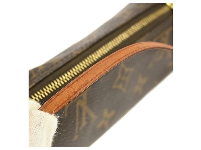 Pochette Papillon Monogram in Tela Mini Louis Vuitton Marrone - vista 7