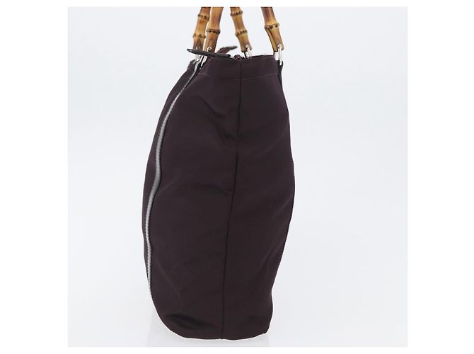 Gucci Bamboo Canvas large Porpora - vista 4