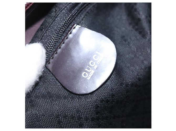 Gucci Bamboo Canvas large Porpora - vista 6
