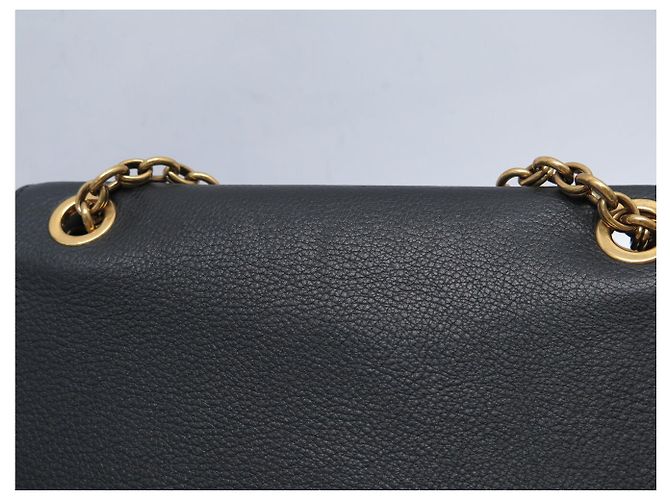 BORSA A MANO SALVATORE FERRAGAMO GANCINI IN PELLE GRAIN NERA Nero - vista 16