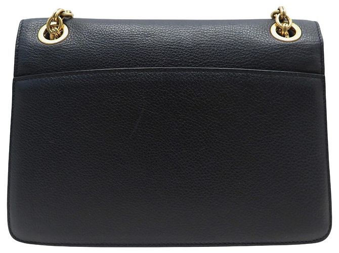 BORSA A MANO SALVATORE FERRAGAMO GANCINI IN PELLE GRAIN NERA Nero - vista 2