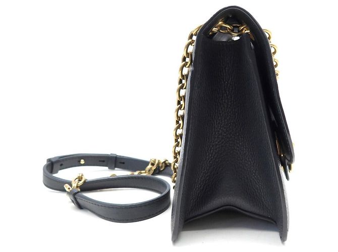 BORSA A MANO SALVATORE FERRAGAMO GANCINI IN PELLE GRAIN NERA Nero - vista 4