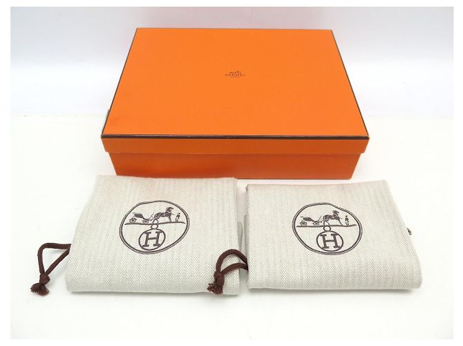 Hermès MULES HERMES ORAN H021056Z2 38.5 CUOIO BOX MARRONE SANDALI SCARPE - vista 12