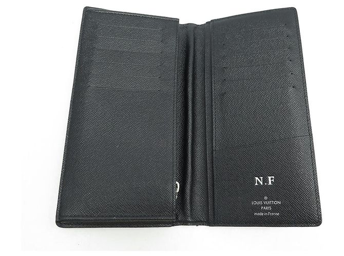 NEW LOUIS VUITTON BRAZZA WALLET N62665 GRAPHITE DAMIER CANVAS Dark grey - view 5