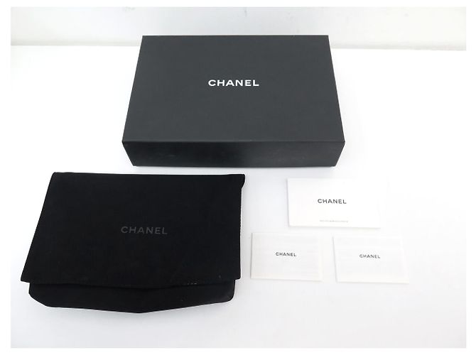 NUOVA BORSA A MANO CHANEL WALLET ON CHAIN TIMELESS IN PELLE CHEVRON WOC BAG Nero - vista 15