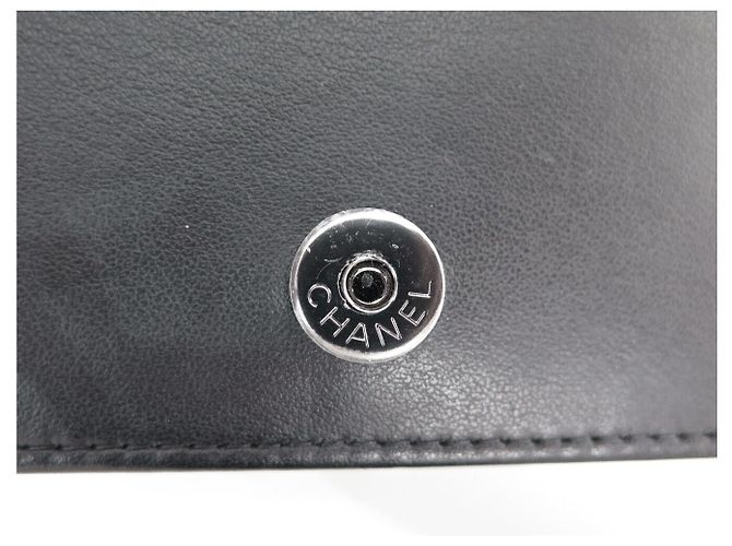 NUOVA BORSA A MANO CHANEL WALLET ON CHAIN TIMELESS IN PELLE CHEVRON WOC BAG Nero - vista 8